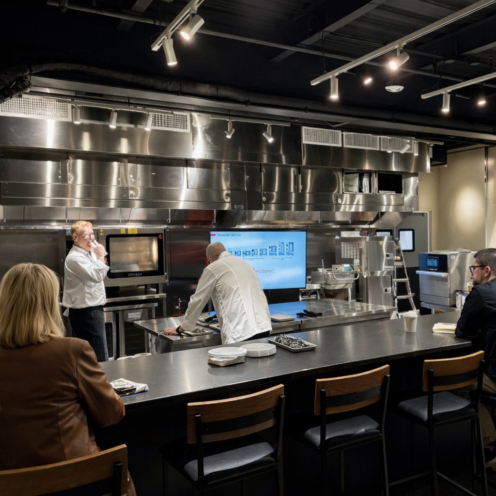 ZinkUbator live cooking demo in the Culinary Lab