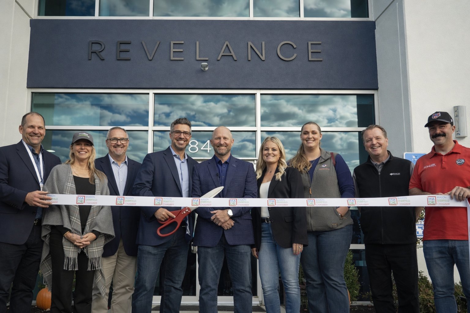 Revelance Grand Opening ribbon cutting ceremony, November 7, 2024