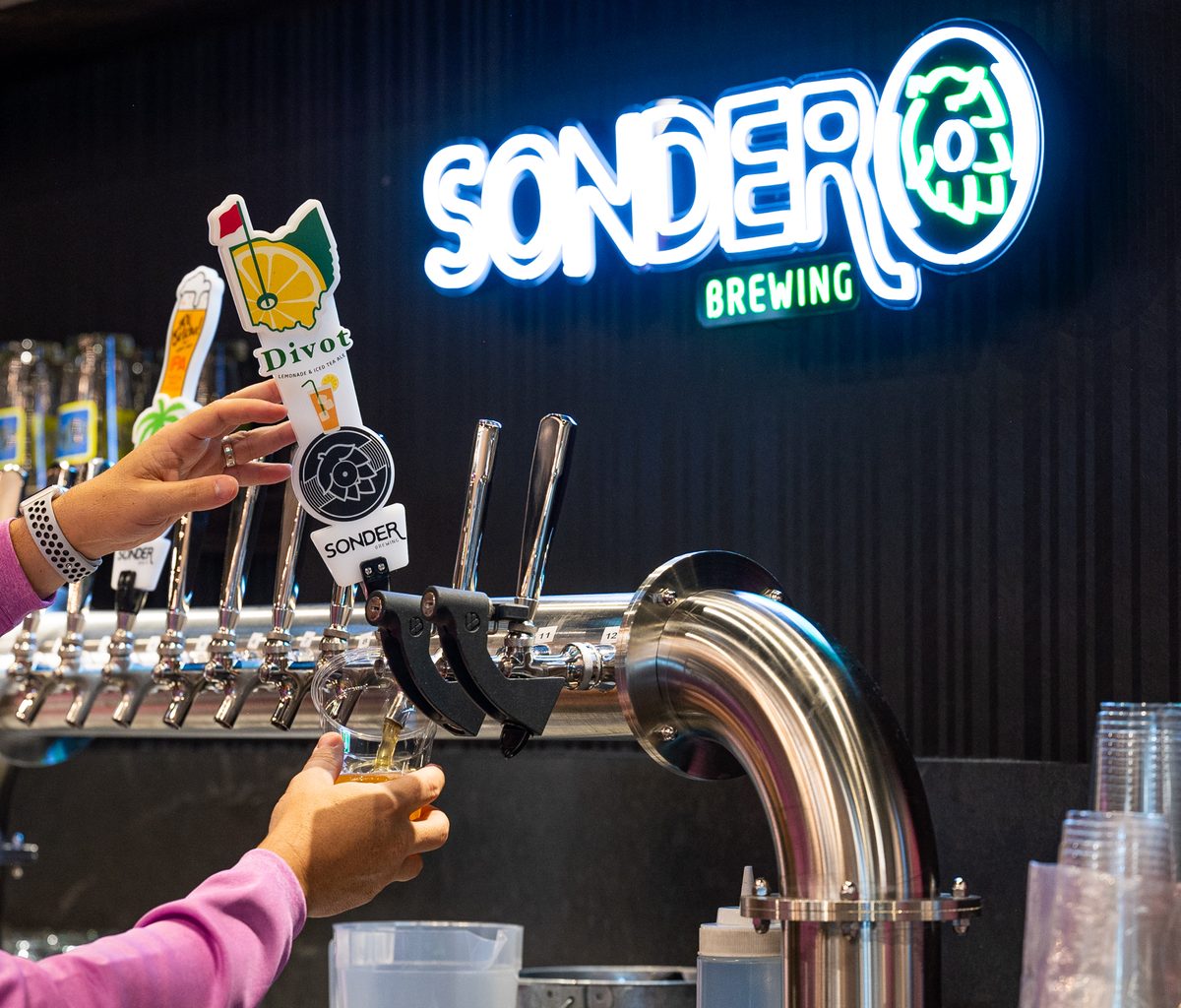 Sonder Brewing craft beer on tap at the Revelance Taphouse